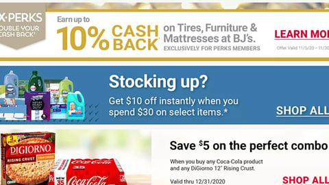 BJ’s P&G 'Stocking Up?' Promotion